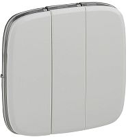 Лицевая панель Legrand Valena Allure для 3-кл. выключателя белый картинка